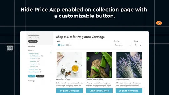 Milople Hide Price screenshot