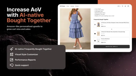 AI Product Recommendations ATX screenshot