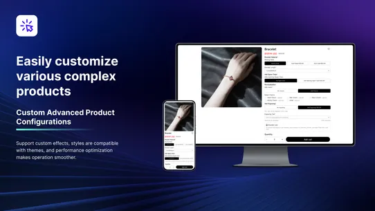Sectionly AI Product Options screenshot