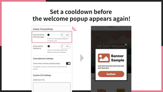 UR: Welcome Popup App Banner screenshot