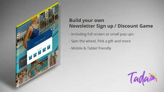 Tada Pop up Spin Wheel Popups screenshot