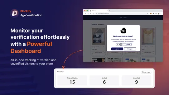 Blockify Age Verification 18+ screenshot