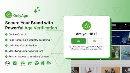 Age Verification ‑ Onlyage 18+ screenshot