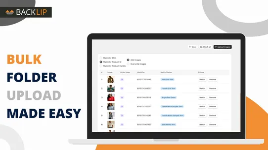 BL Bulk Product Image Uploader screenshot