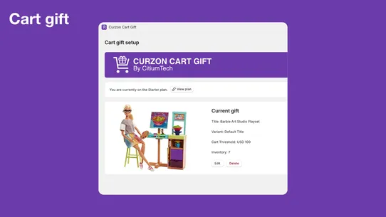 Curzon Cart Gift screenshot