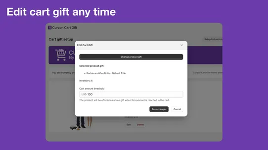 Curzon Cart Gift screenshot
