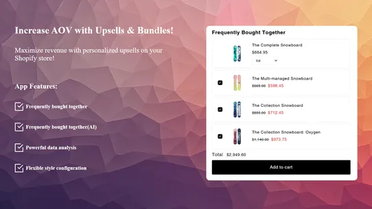 Fox Upsell &amp; Cross Sell screenshot