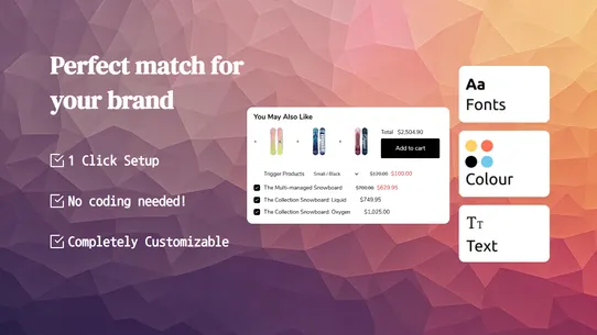 Fox Upsell &amp; Cross Sell screenshot