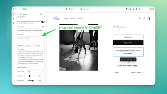 GPTButton: Your AI Salesperson screenshot
