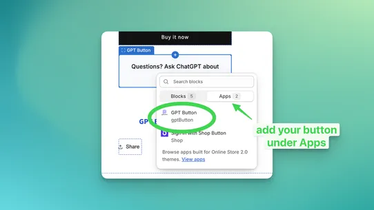 GPTButton: Your AI Salesperson screenshot