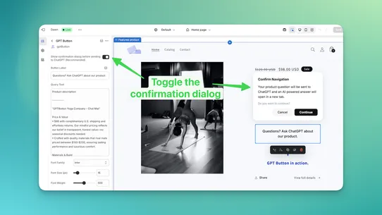 GPTButton: Your AI Salesperson screenshot