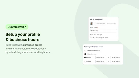 Moose ‑ WhatsApp Chat Button screenshot