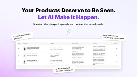 AI Product Details screenshot