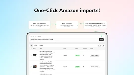 Ryviu Amazon Products Importer screenshot