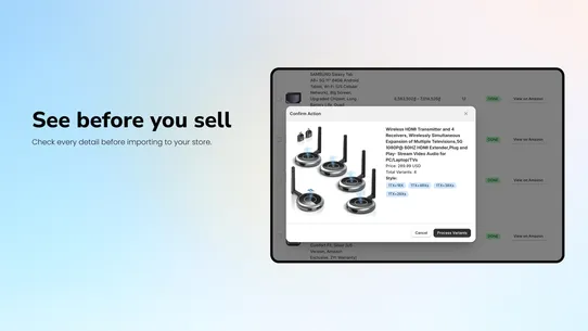 Ryviu Amazon Products Importer screenshot