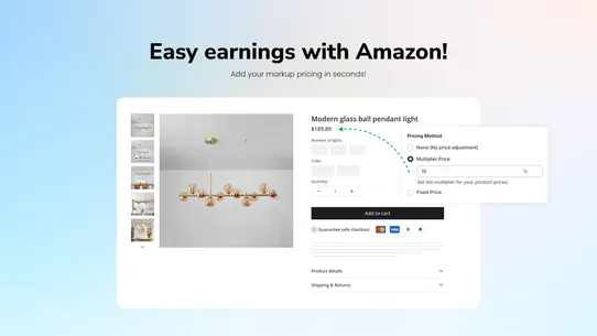 Ryviu Amazon Products Importer screenshot