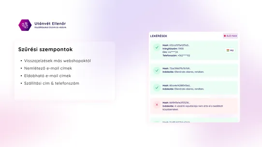 Utánvét Ellenőr screenshot
