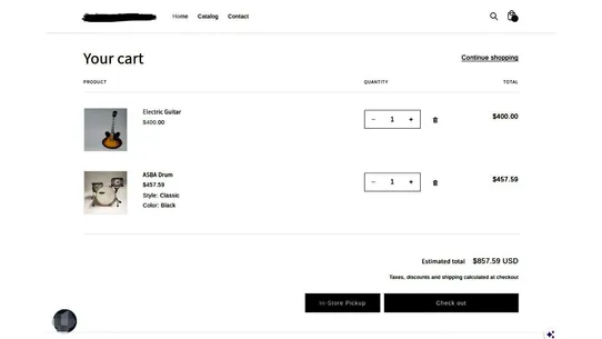 Quivers In‑Store Pickup screenshot
