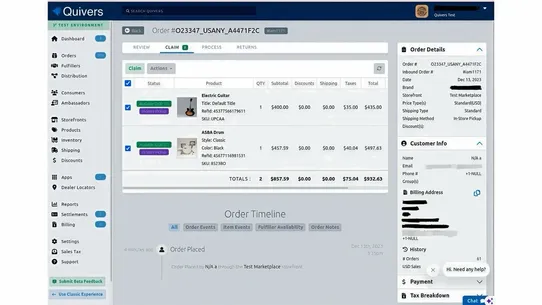 Quivers In‑Store Pickup screenshot