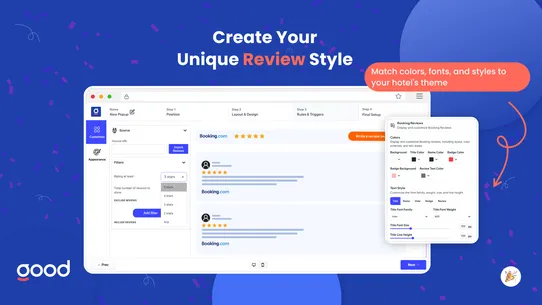 GA: Booking Reviews Importer screenshot