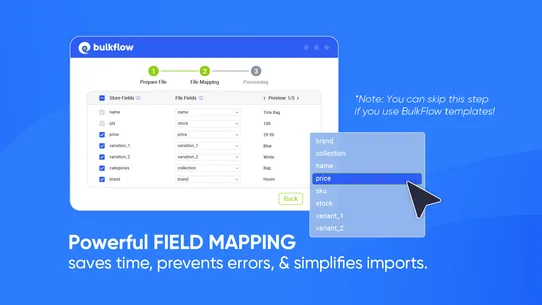 BulkFlow Files Import &amp; Export screenshot
