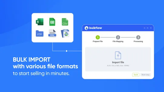 BulkFlow Files Import &amp; Export screenshot