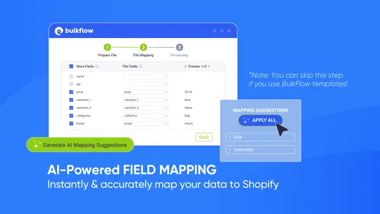 BulkFlow Bulk Update &amp; Import screenshot