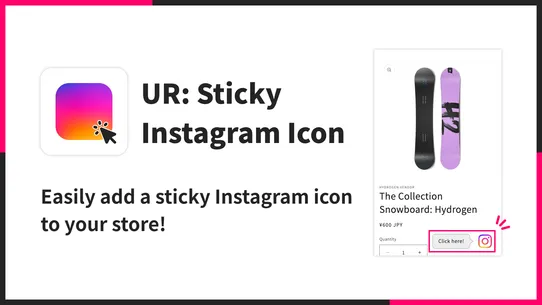 UR: Sticky Instagram Icon screenshot