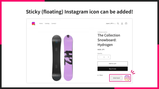 UR: Sticky Instagram Icon screenshot