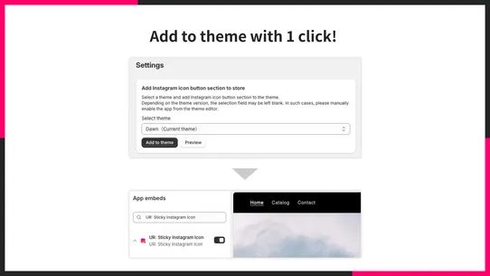 UR: Sticky Instagram Icon screenshot