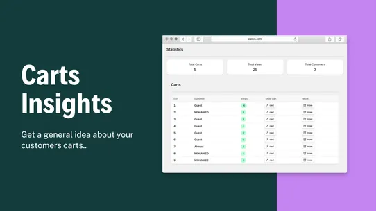 Cartify ‑ Multi Carts Sharing screenshot