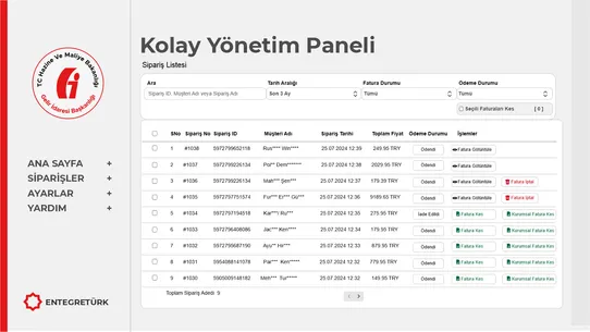 eLogo E‑Fatura ‑ EntegreTürk screenshot