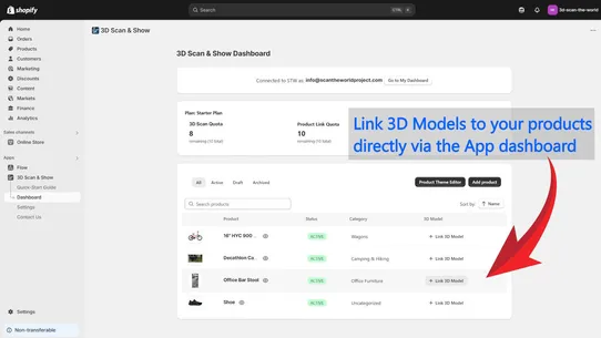3D Scan &amp; Show: Product Viewer screenshot