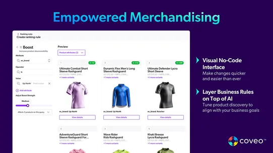 Coveo AI Search &amp; Discovery screenshot