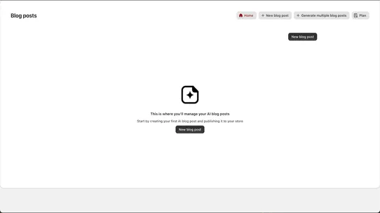 SEO BlogPost Generator AI screenshot