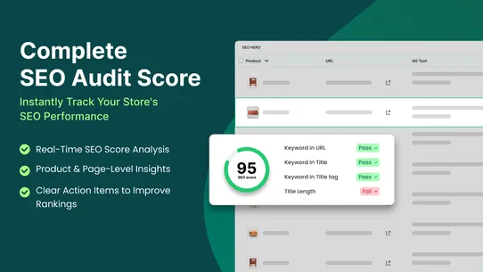 SEO Hero ‑ AI Audit Tool screenshot
