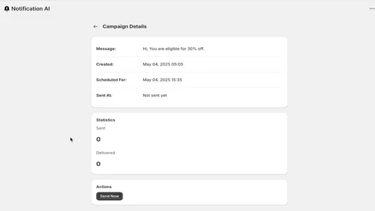 Notification AI screenshot