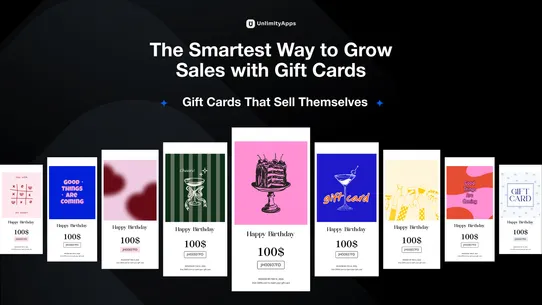 Unlimity Gift Cards screenshot