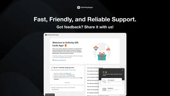Unlimity Gift Cards screenshot