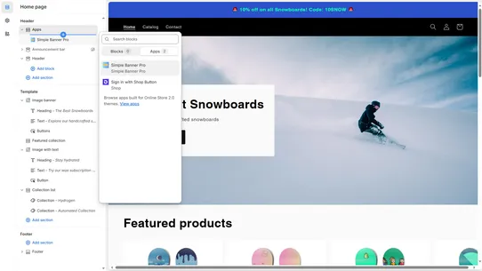 Simple Banner Pro screenshot