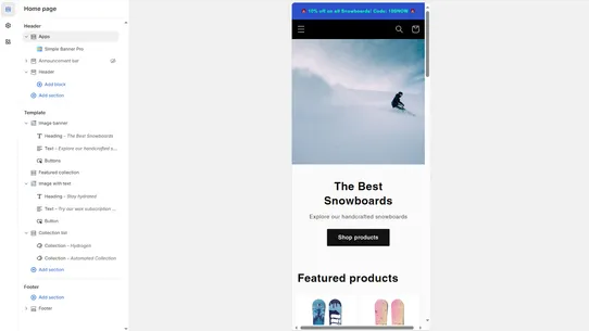 Simple Banner Pro screenshot