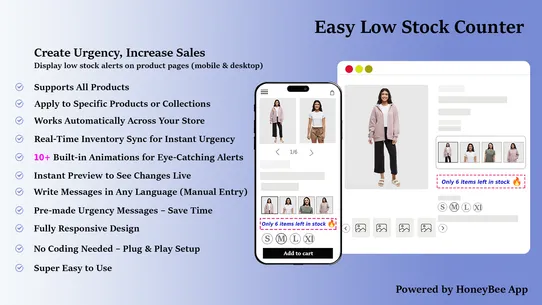Easy Low Stock Counter screenshot