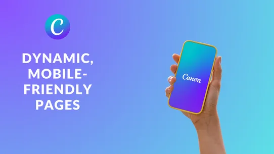Canva AI Landing Page Builder screenshot