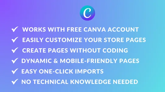 Canva AI Landing Page Builder screenshot