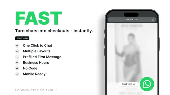 FAST ‑ WhatsApp Chat screenshot