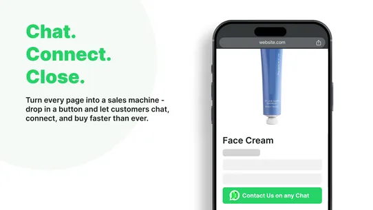 FAST ‑ Chat Bubble &amp; Leads screenshot