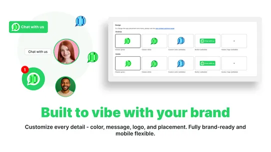 FAST ‑ Chat Bubble &amp; Leads screenshot