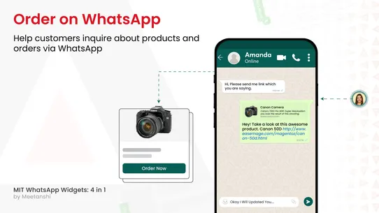 MIT WhatsApp Widgets: 4 in 1 screenshot