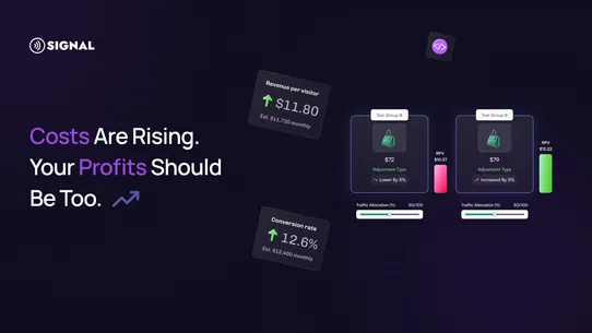 Signal: A/B Pricing &amp; Testing screenshot
