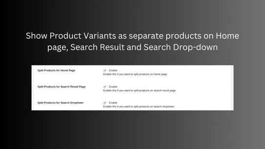 Splitify: Variants As Products screenshot